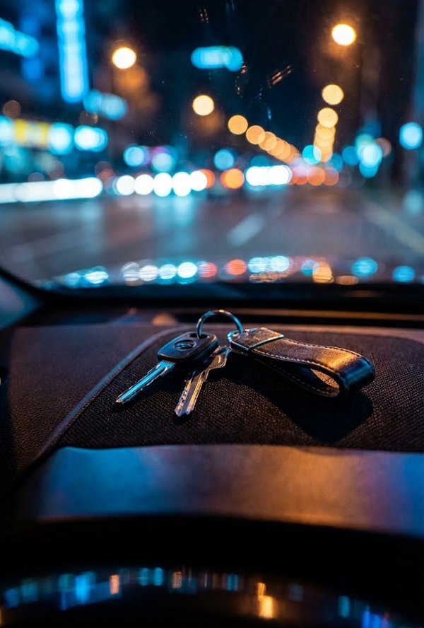 Car Keys on Dashboard